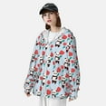 thumbnail image 3 of Gaeub Panda And Rose Men's and Women's UPF 50+ Long-Sleeved Sun Protection Clothing, Fishing Shirt Long Sleeve Zip-X-Large, 3 of 7