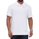 thumbnail image 1 of CAMISA POLO DE NEGOCIOS DE MANGA CORTA CON BOTONES Y COLLAR PARA HOMBRE DE TEXTURA JACQUARD S BLANCA, 1 of 6