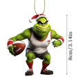 thumbnail image 3 of 12pcs 8cm Christmas Tree Grinch Pendant Hanging Ornament, 3 of 3