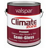 Valspar Climate Zone Semi-Gloss White Paint and Primer in One Exterior 1 gal