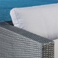 thumbnail image 4 of Noble House Santa Rosa 6 Piece Outdoor Wicker Sectional Sofa Set in Gray, 4 of 29