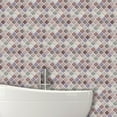 thumbnail image 5 of Walplus Peel and Stick Backsplash Arabesque Old Rose Mocha 3D Tile Decals 32 Sheets 11" x 8", 5 of 11