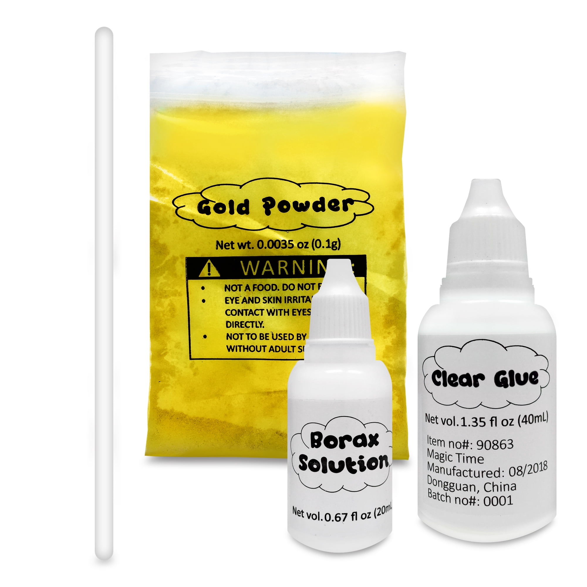 2 pack DIY Slime Gold and Galaxy Edition
