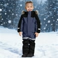 thumbnail image 4 of Rciityk Black Toddler Snow Suit - Snow Suit for Kids - Girls Boys One Pieces Snowsuit Winter Outdoor Ski Suit Warm Waterproof Snowboarding Jumpsuit, 4 of 8