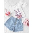 thumbnail image 3 of Cute Bunny Deer Cat Stack T-Shirt Toddler -Image by Shutterstock,  3 Toddler, 3 of 4