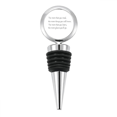 thumbnail image 1 of reading will b you knowledge Bottle Stopper Stainless Steel Rubber Reusable, 1 of 4