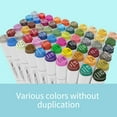 thumbnail image 3 of Amdohai 40 Colors Alcohol Markers Set Double Tipped Colored Pens Fine Point Art Markers Packed in Cloth Bag for Kids Adult Coloring Drawing Illustrations Artist Sketching, 3 of 8