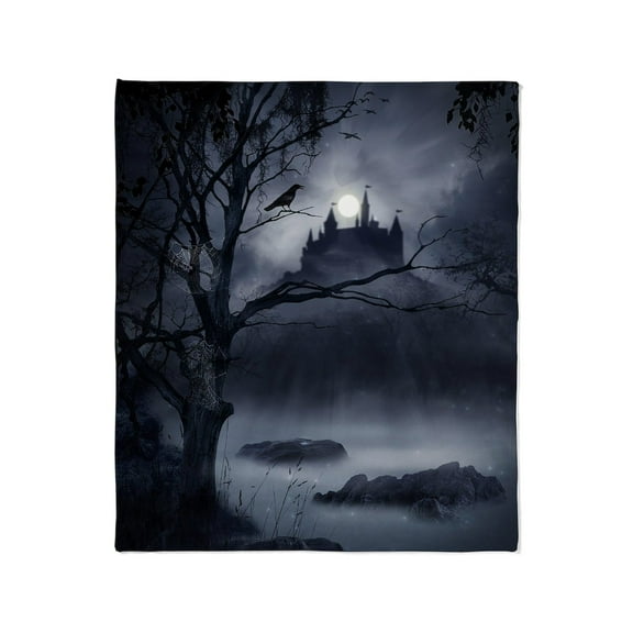 CafePress - Gothic Night Fantasy Throw Blanket - Soft Fleece Throw Blanket, 50"x60" for All Ages
