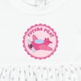 thumbnail image 4 of Inktastic Future Pilot Girls Occupation Girls Baby Dress, 4 of 5