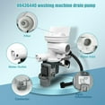 thumbnail image 2 of JIAHAOO Pompe de Vidange pour Machine à Laver 120V 60Hz pour WFMC Série WFVC AP3764202 pour Whirlpool Kenmore Maytag Amana Roder, 2 of 9