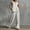 Style1-White womens outfits, variant on Maqroz Trendy Outfits for Women 2026 2 Piece Sleeveless V Neck Vertical Striped Top and Pants Set with Pockets Loose Fit Casual Outfit Vacation Travel 2026 Black XL