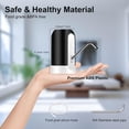 thumbnail image 4 of 5 Gallon Water Bottle Dispenser, USB  Water Bottle Pump, Electric Drinking Portable Water Dispense for 2-5 Gallon, Low Noise Water Jug Dispenser,Water Bottle  for Kitchen Camping, 4 of 6