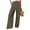 Green, variant on SNKSDGM Women's Plus Black Dress Pants Women High Waisted Flare Womens Dress Pants Tall Women Fashion Elastic Waist Wide Leg Pants for Elastic Waist Loose Comfy Casual Pants Pockets Pants