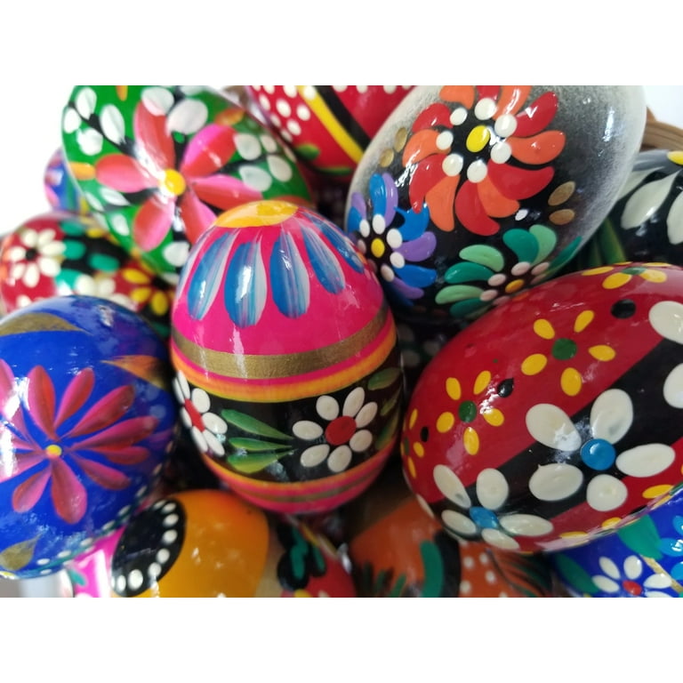 Hand Painted Wooden Eggs – Santa Fe Marketplace – Shop Where I Live