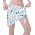 thumbnail image 3 of Kll Cute Panda Flying In The Sky Print Women'S Sarong Coverups Short Bathing Suit Wrap Skirt Beach Wrap Swimsuit Cover Ups, 3 of 7