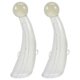 thumbnail image 1 of 1 par de fundas protectoras de silicona para cuerno de buey, herramientas para prevenir colisiones, 1 of 6