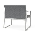 thumbnail image 5 of Lesro Gansett Steel and Fabric Waiting Room Guest Bariatric Chair in Silver/Gray/Castillo Metal, 5 of 5
