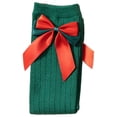 thumbnail image 2 of Odeerbi Bowknot Christmas Socks for Kids Boys Girls Mid-Calf Socks Fall Winter Green 2024 New Year's Red Socks Christmas Calf Socks Christmas Gift Stockings 3-12 Years Green, 2 of 5