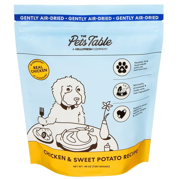 The Pets Table Chicken & Sweet Potato Air-Dried Dog Food, 3 lb