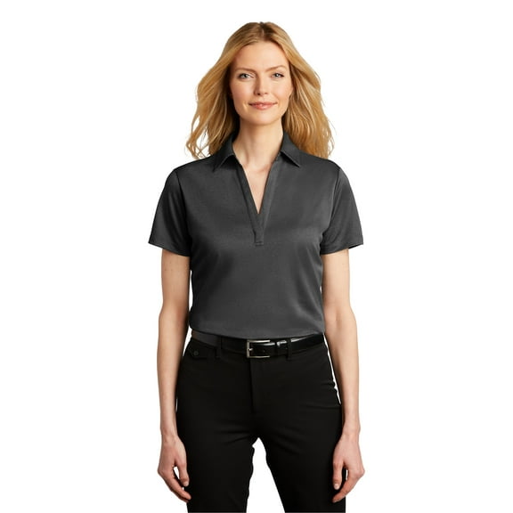 Port Authority Ladies Heathered Silk Touch Performance Polo. LK542