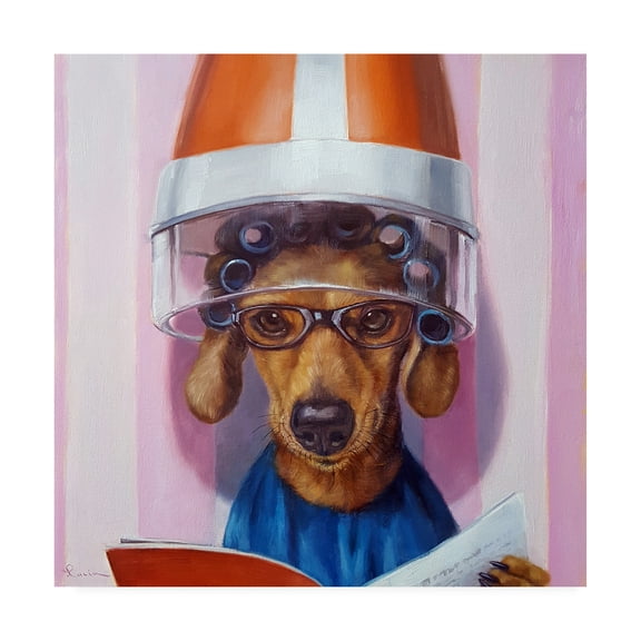 Trademark Fine Art 'Ms. Canela' Canvas Art by Lucia Hefferna