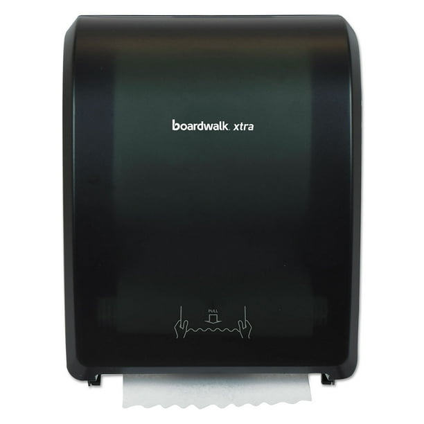 Boardwalk Xtra Mechanical Hand Towel Dispenser, 12.32" x 9.32" x 15.95", Black 29GREEN Walmart
