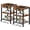 BN2P, variant on Nextay Nightstand, 2 Drawer Dresser for Bedroom, Bedside Furniture, End Table for Bedroom, Closet, Entryway, Black