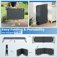 thumbnail image 6 of Patiojoy Folding Camping Cot for Adults Portable Lounge Chair with Breathable Oxford Fabric Sturdy U-shaped Legs, 6 of 8
