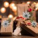 thumbnail image 4 of Christmas Flowers, 24 Glitter Christmas Flowers, Hollow Glitter Christmas Flower, Poinsettia Christmas Tree Artificial Flowers Decor Ornament, Decorat, 4 of 5