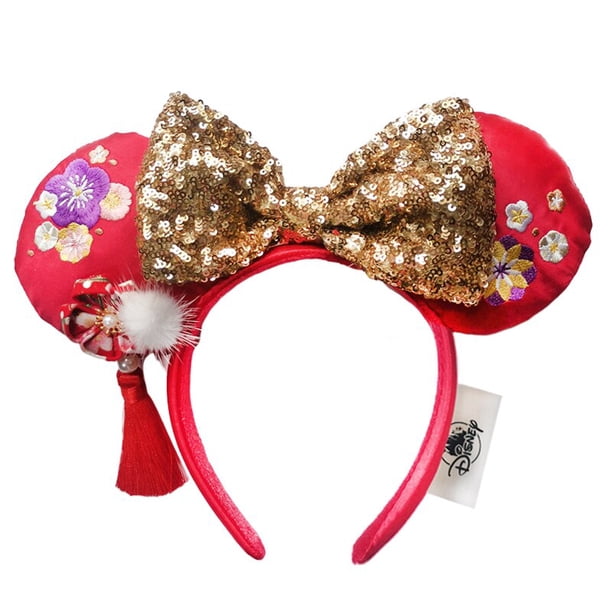 2023NEW Disney Mickey orejas diadema fuegos artificiales con Jack calabaza rey Cosplay diadema Disneyland carta diadema regalo Gao Jinjia LED