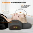 thumbnail image 2 of 3-in-1 Neck Massager Pillow, 2026 New Neck Massager with Heating, Traction & Vibration Function, Deep Tissue Massage, Hump Corrector, Memory Foam Pillows for Sleep Aid and Relaxation, 2 of 8