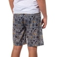 thumbnail image 5 of The Lord of the Rings Men's The Shire Green Dragon Map LOTR Lounge Sleep Pajama Shorts, 5 of 6