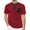 Red, variant on Men's Spring & Summer Fashion Color Casual Breathable Short Sleeve Jacket, Polyester, Attractive Design, for Any Occasion, Multiple Sizes