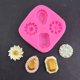 thumbnail image 2 of 4 agujeros silicona chocolate moldes gema forma regalos perfectos para los amantes del horneado Feliz Sencillez, 2 of 5