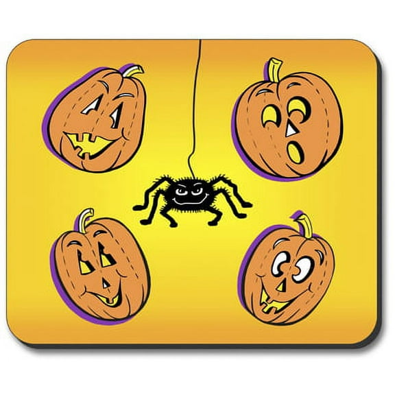 Art Plates Mouse Pad - Jack O Lantern