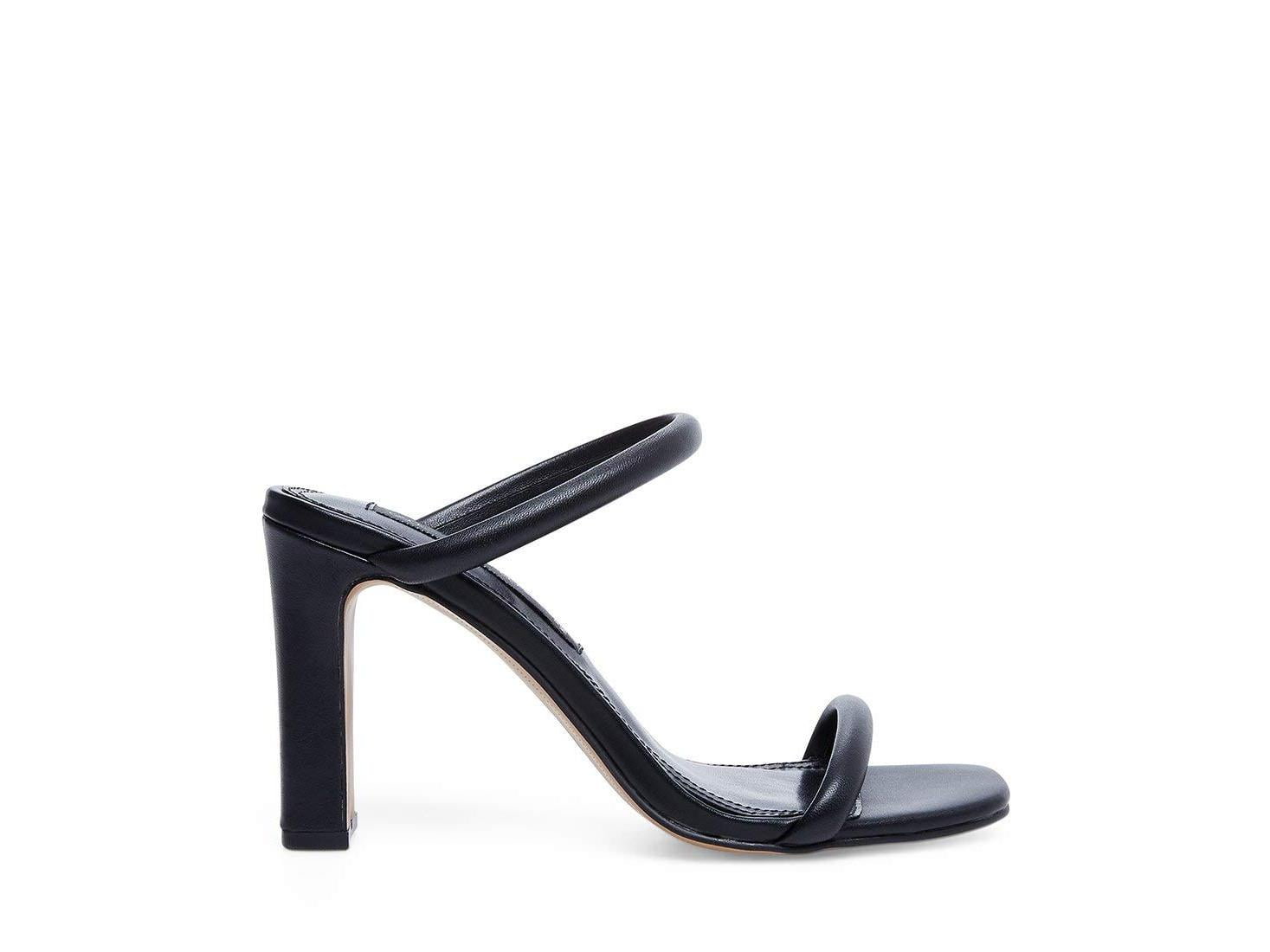 steven by steve madden jersey leather block heel sandals