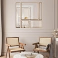 thumbnail image 2 of Bronze Metal Framed 5 Piece Accent Mirror Variety Set, 2 of 7