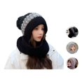 thumbnail image 1 of Gorro Y Bufanda De Punto Para Invierno Frío Mujer En Uno, 1 of 7