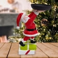 thumbnail image 2 of Estatuilla de muñeco de Papá Noel perfecl Resina Escultura de bandeja para escritorio, 2 of 6