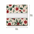 thumbnail image 3 of 8 Pcs Christmas Fabric Squares, Cotton Quilting Material for Holiday Crafts and Sewing, Festive Diy Patchwork Bundle Set, 3 of 5