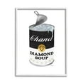 thumbnail image 3 of Stupell Industries Traditional Condensed Soup Can Glam Fashion Pop Black, 24 x 30, Design by Amanda Greenwood, 3 of 5