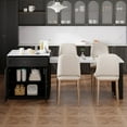 thumbnail image 4 of Noble House 82.7" Kitchen Island with Extendable Dining Table for 4-6 Seating,Black, 4 of 13