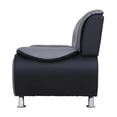 thumbnail image 4 of Kingway Furniture Puma Faux Leather Living Room Sofa - Black/Grey, 4 of 8