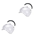 thumbnail image 4 of Guardoinrt Retro Style Universal Bubble Jet Visor For Motorcycle Helmet Windproof And Shockproof PC Transparent Color 2Set, 4 of 6