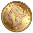 thumbnail image 2 of 1894 $20 Liberty Gold Double Eagle MS-62 NGC, 2 of 3