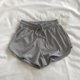 thumbnail image 2 of Pantalones cortos de seda de hielo con hilo para mujer, pantalones holgados de estilo coreano con cintura ajustada y pierna ancha, pantalones deportivos elásticos, pantalones cortos ajustados, ropa, 2 of 3