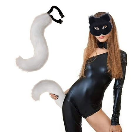 

Kids Party Supplies 3D Cute Animal Tail Pendant Women Holder Pompoms Tail Fashionable Hairy Tail 50cm Tail
