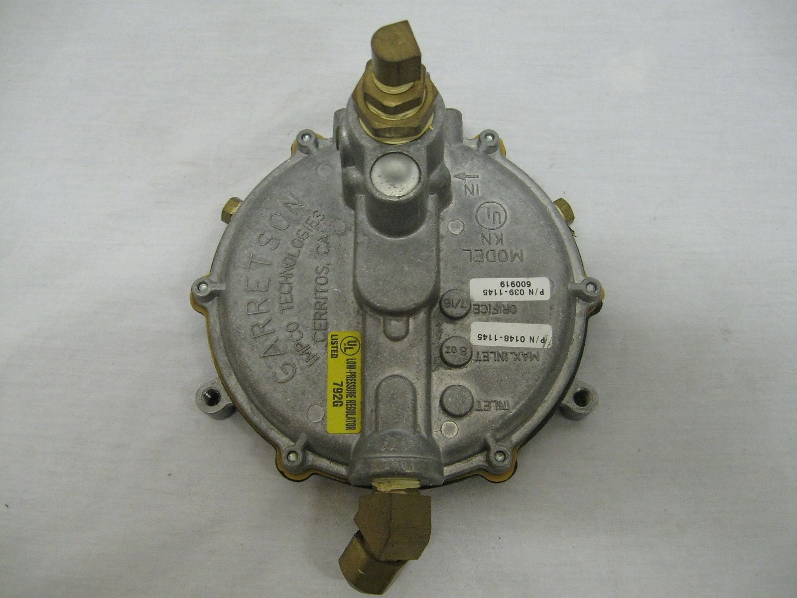 Onan 1481145 LP Fuel Regulator