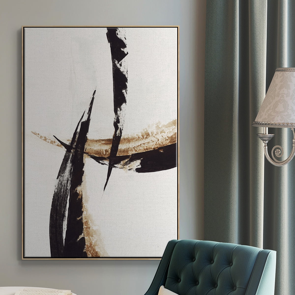 High Style II Framed Premium Gallery Wrapped Canvas - Ready to Hang