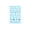 A001- Blue, variant on Face Gems Blue Five-Petal Chameleon Flower Face Decoration for Stage Performance Parties Rave Festivals Photography Self Expression Adhesive Crystal Gem Decals Single Sheet